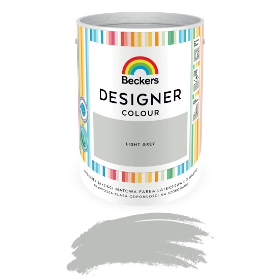 Beckers Designer colour Light Grey 5L