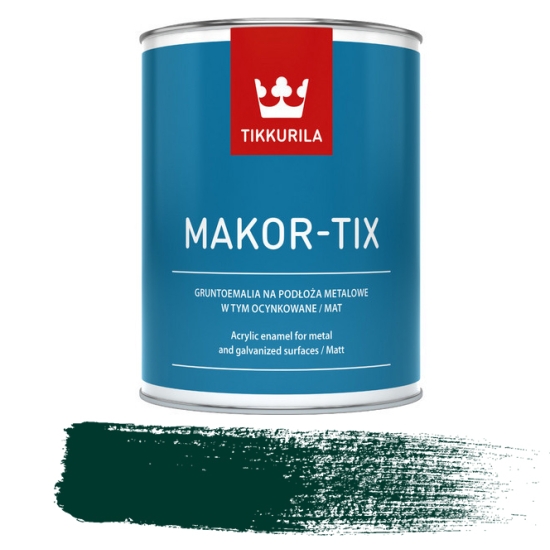MAKOR-TIX Zielony Ciemny 1L
