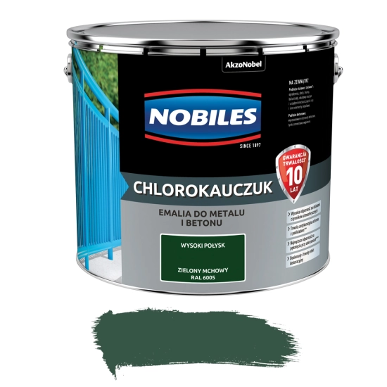 Nobiles chlorokauczuk  Zielony mchowy 10L