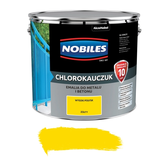 Nobiles chlorokauczuk żółty 5L