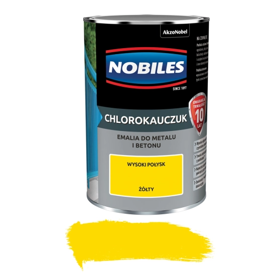 Nobiles chlorokauczuk żółty 1L