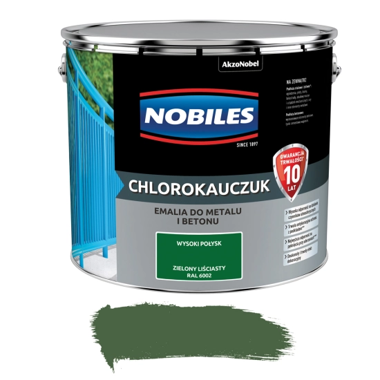 Nobiles chlorokauczuk  Zielony liściasty 10L