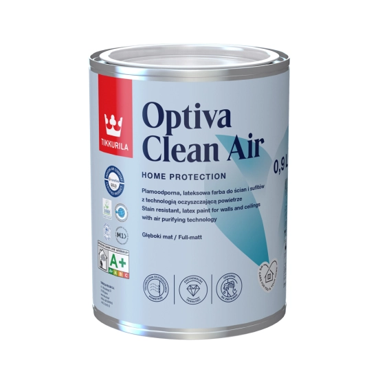 Tikkurila Optiva Clean Air Baza A - 0,9 Litra