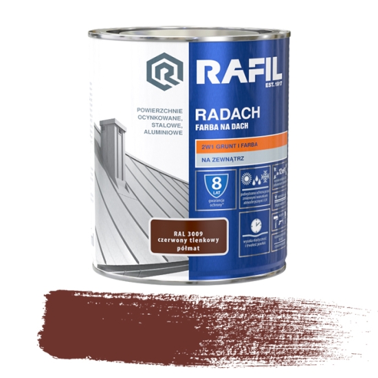 Radach czerwony tlenkowy 5L
