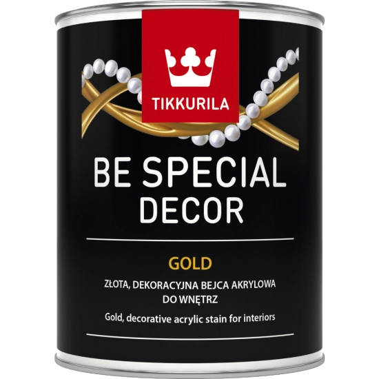 TIKKURILA BE SPECIAL DECOR Gold Złota 0,9L